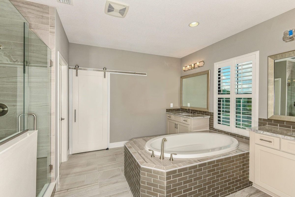 Professional bathroom remodel