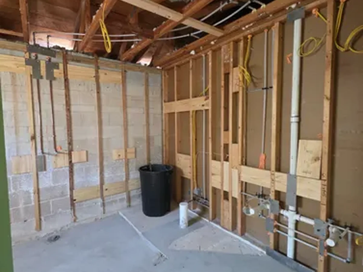 Whole-home repiping and wall plumbing rough-in Melbourne FL